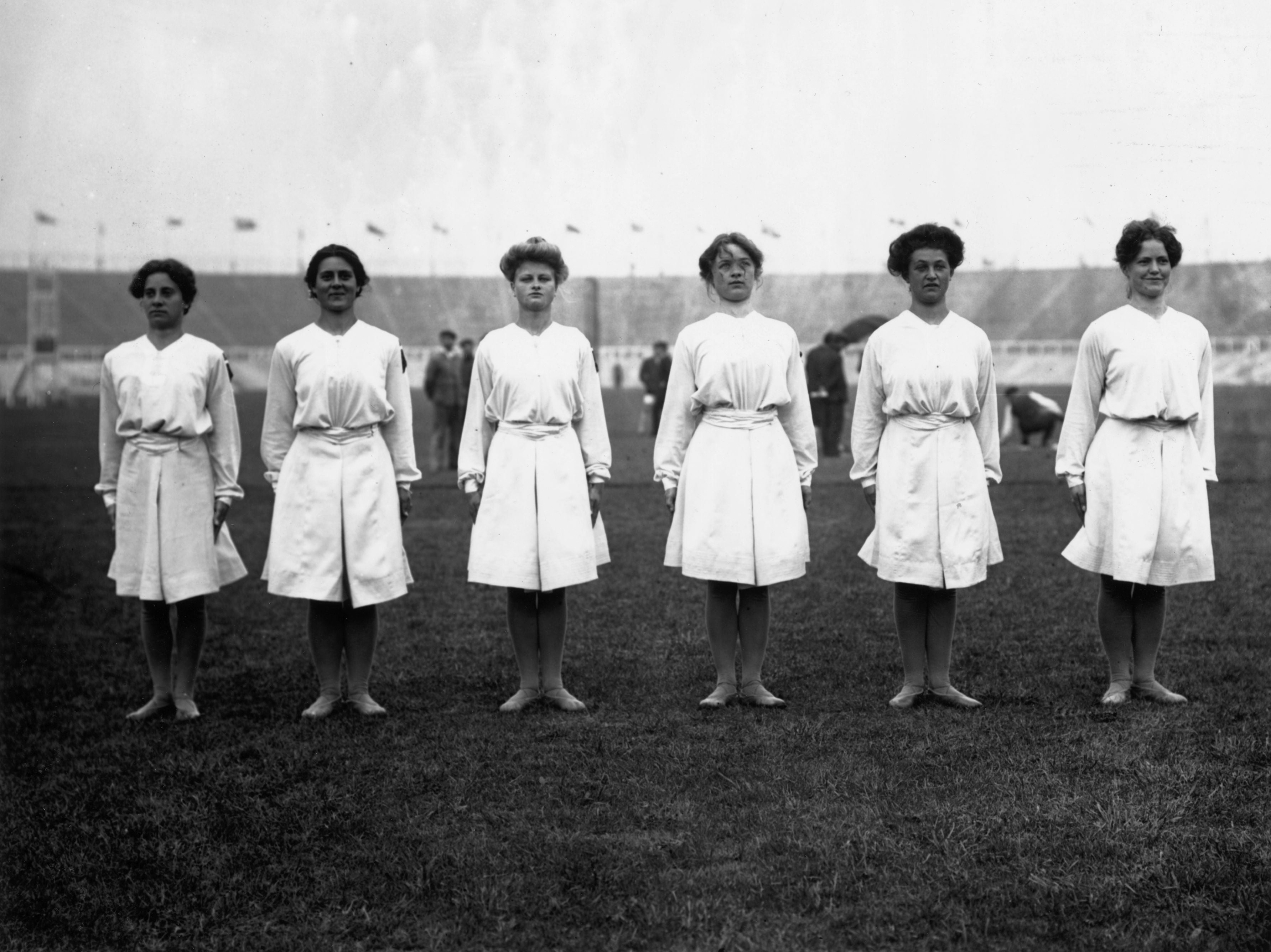 Danish gymnasts team at the London Olympics, 1908