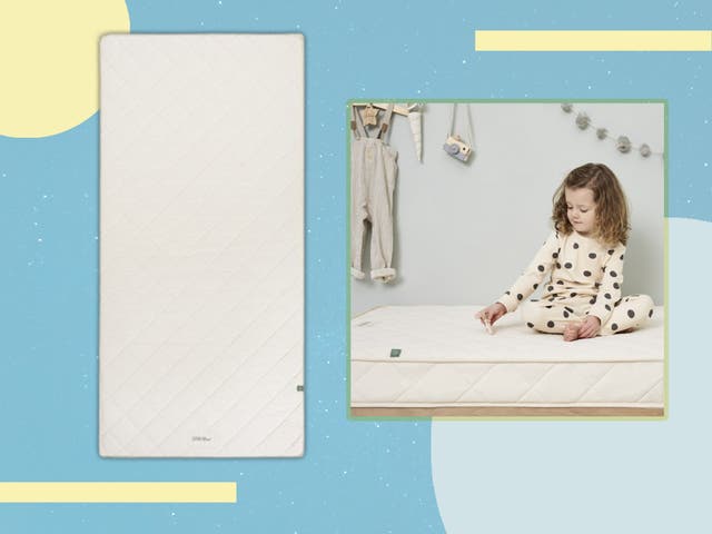 <p>Four natural ingredients make up the mattress; wool, coconut fibre, natural latex and cotton</p>