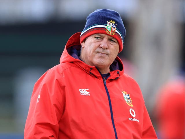 <p>Warren Gatland (pictured) is angry at the appointment of South African Marius Jonker as TMO for Saturday’s first Test against the Springboks (PA)</p>