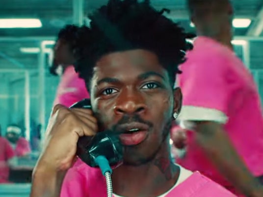 Lil Nas X’s new music video “Industry Baby”