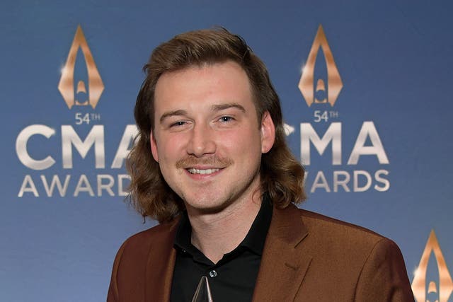 <p>Morgan Wallen attends the 54th annual CMA Awards at the Music City Center on 11 November, 2020</p>