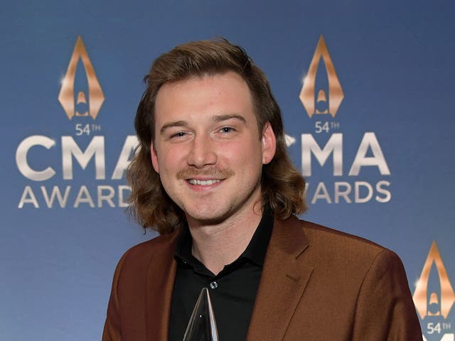 <p>Morgan Wallen attends the 54th annual CMA Awards at the Music City Center on 11 November, 2020</p>