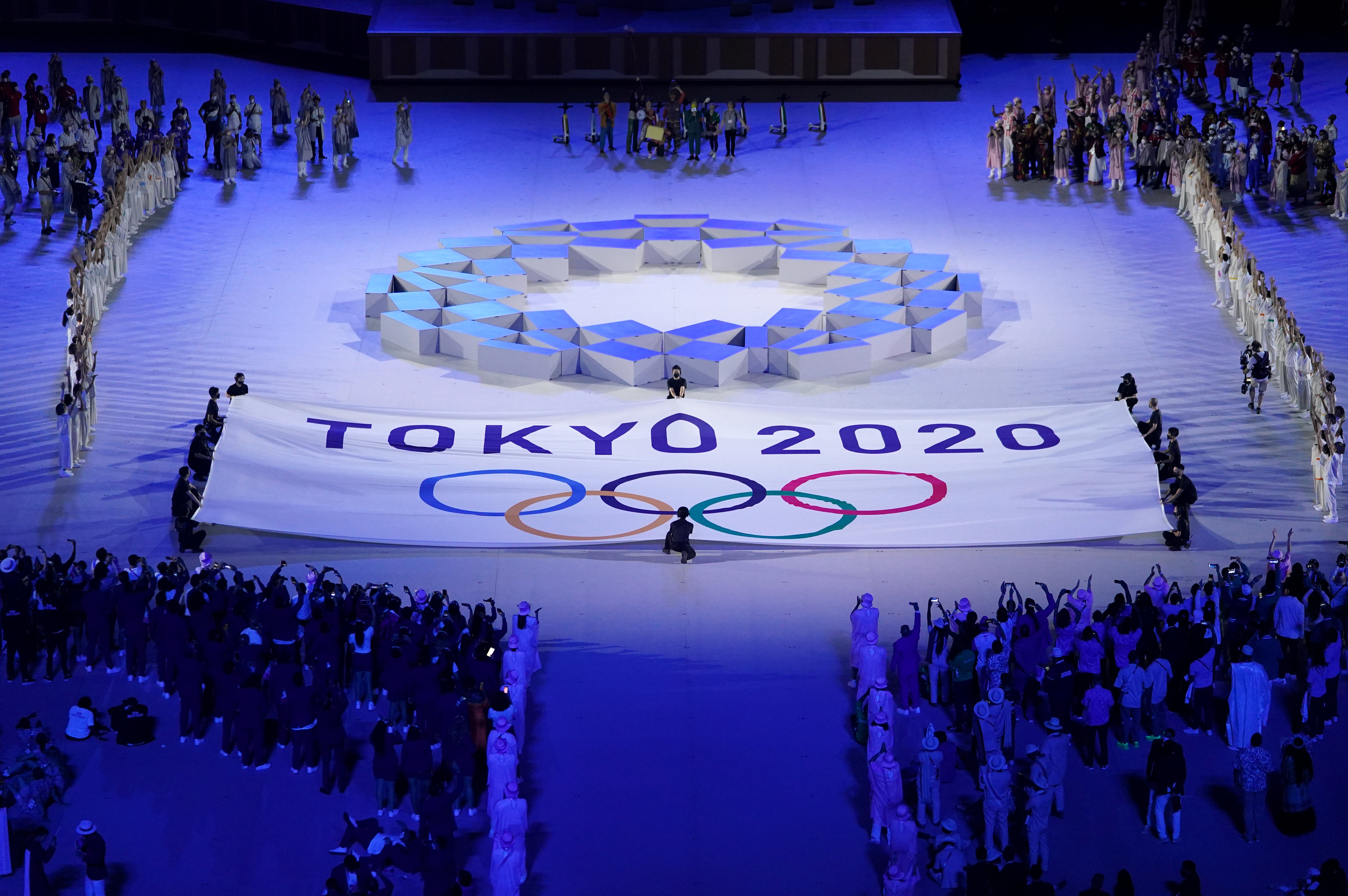 The opening ceremony for the Tokyo Olympics was shorn of its usual schmaltz (Mike Egerton/PA)