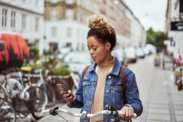 <p>Cycling to work is an eco-friendly way to “green” your morning routine</p>
