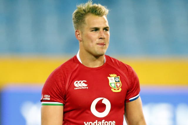 South Africa-born Duhan van der Merwe will be representing the British and Irish Lions this weekend (Steve Haag/PA)