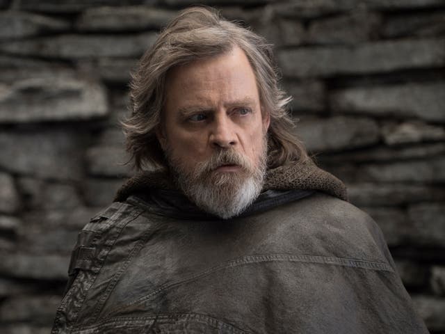 <p>Mark Hamill as Luke Skywalker in ‘The Last Jedi'</p>