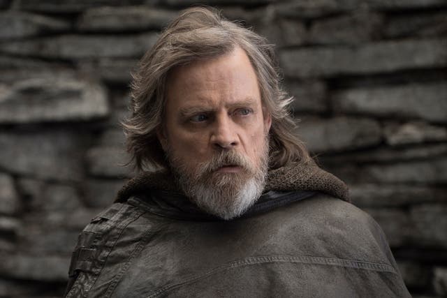 <p>Mark Hamill as Luke Skywalker in ‘The Last Jedi'</p>