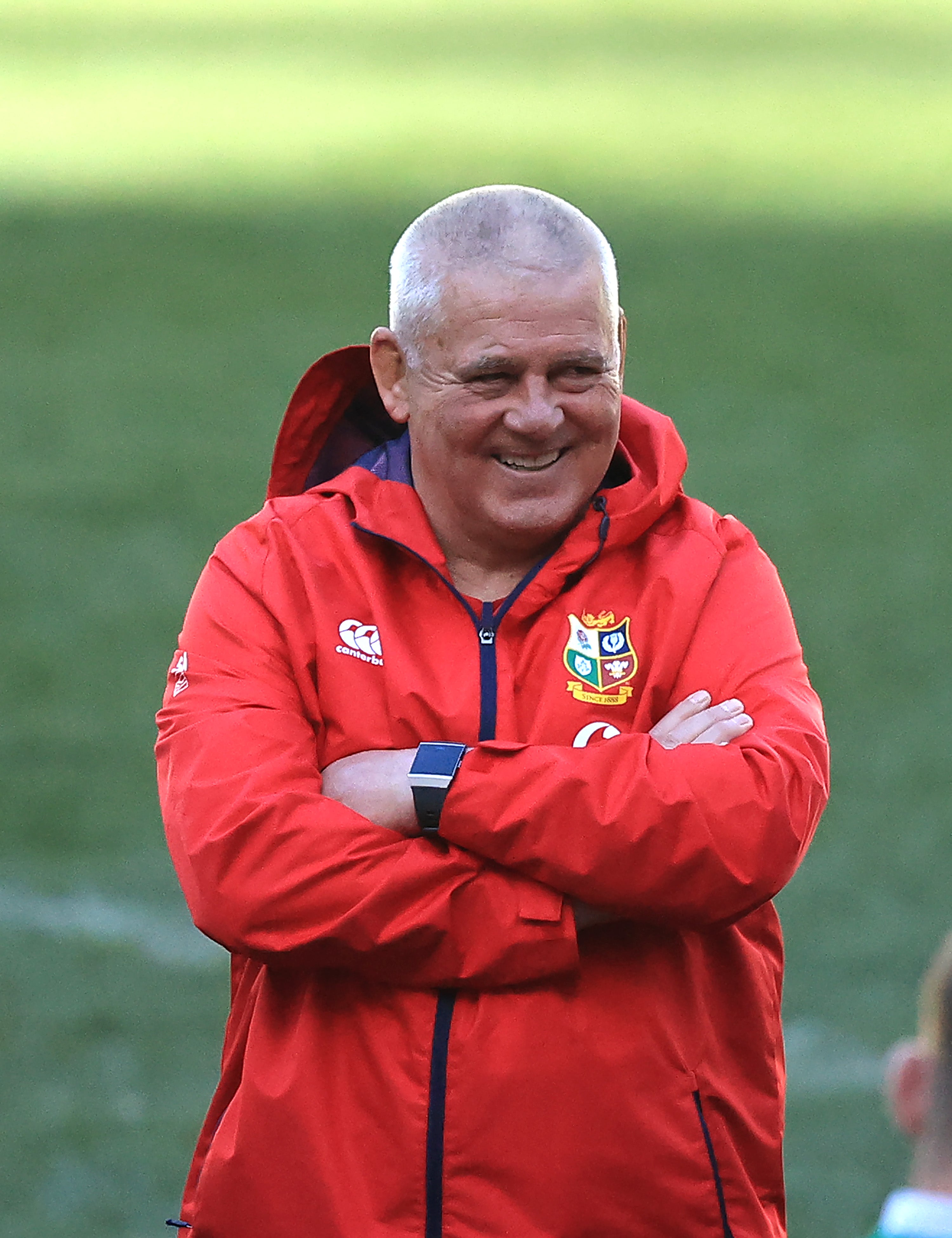 Warren Gatland appears relaxed ahead of the first Test