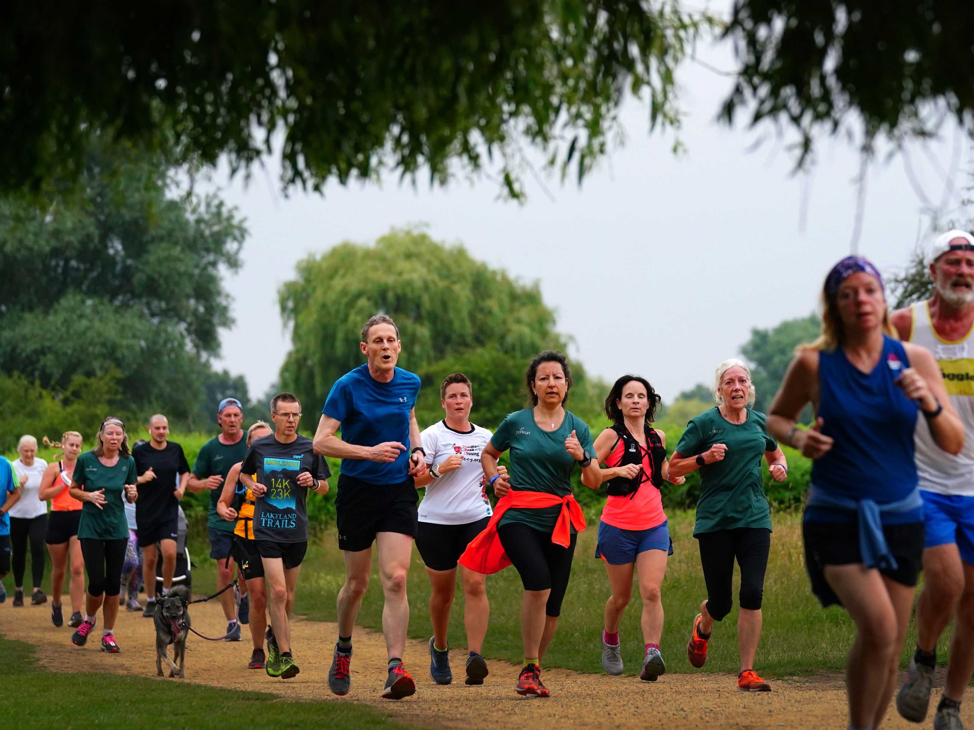 Around 293 people attended the first run back in Southwark