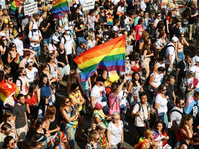 <p>More than 40 embassies and foreign cultural institutions in Hungary issued a statement backing the Budapest Pride Festival</p>