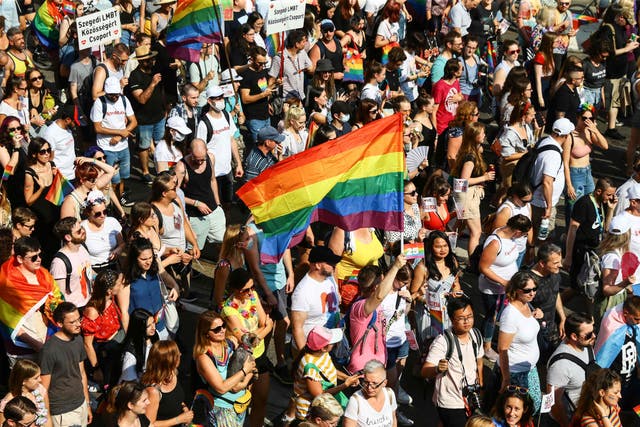 <p>More than 40 embassies and foreign cultural institutions in Hungary issued a statement backing the Budapest Pride Festival</p>