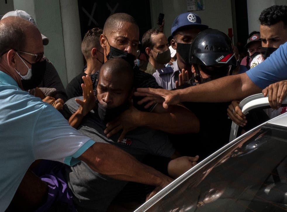 <p>CUBA-PROTESTAS</p>
