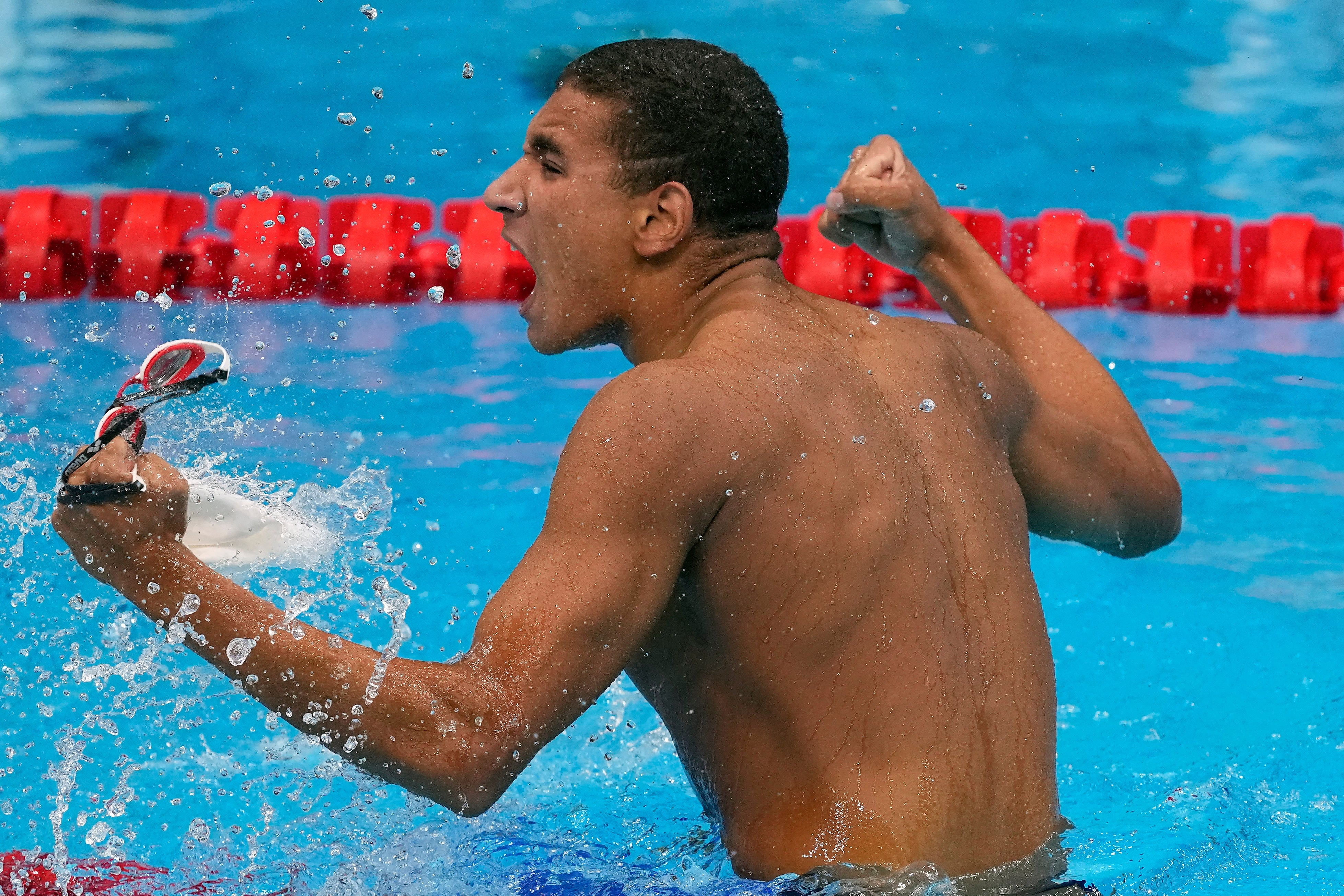 Teen swimming
