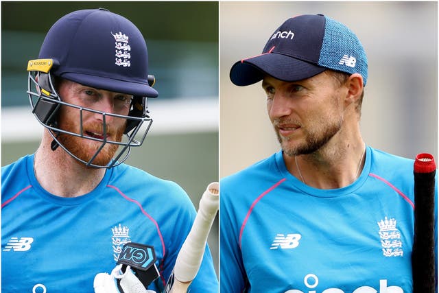 Joe Root, right, and Ben Stokes go head to head in The Hundred (Barrington Coombs/Bradley Collyer/PA)