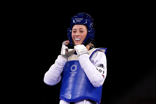 Jade Jones was denied a third consecutive Olympic gold medal in Tokyo (Mike Egerton/PA)