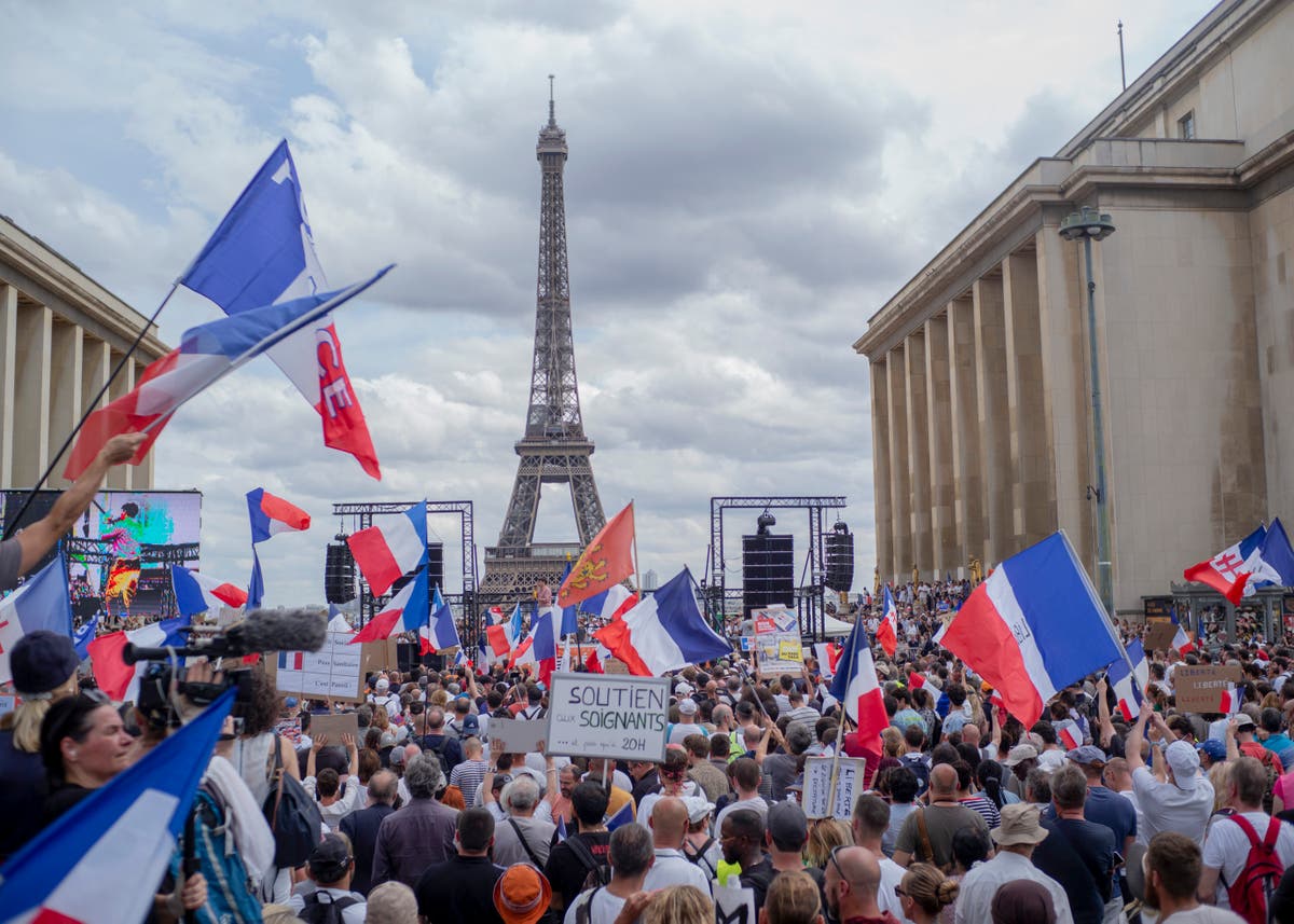 Митинги в париже