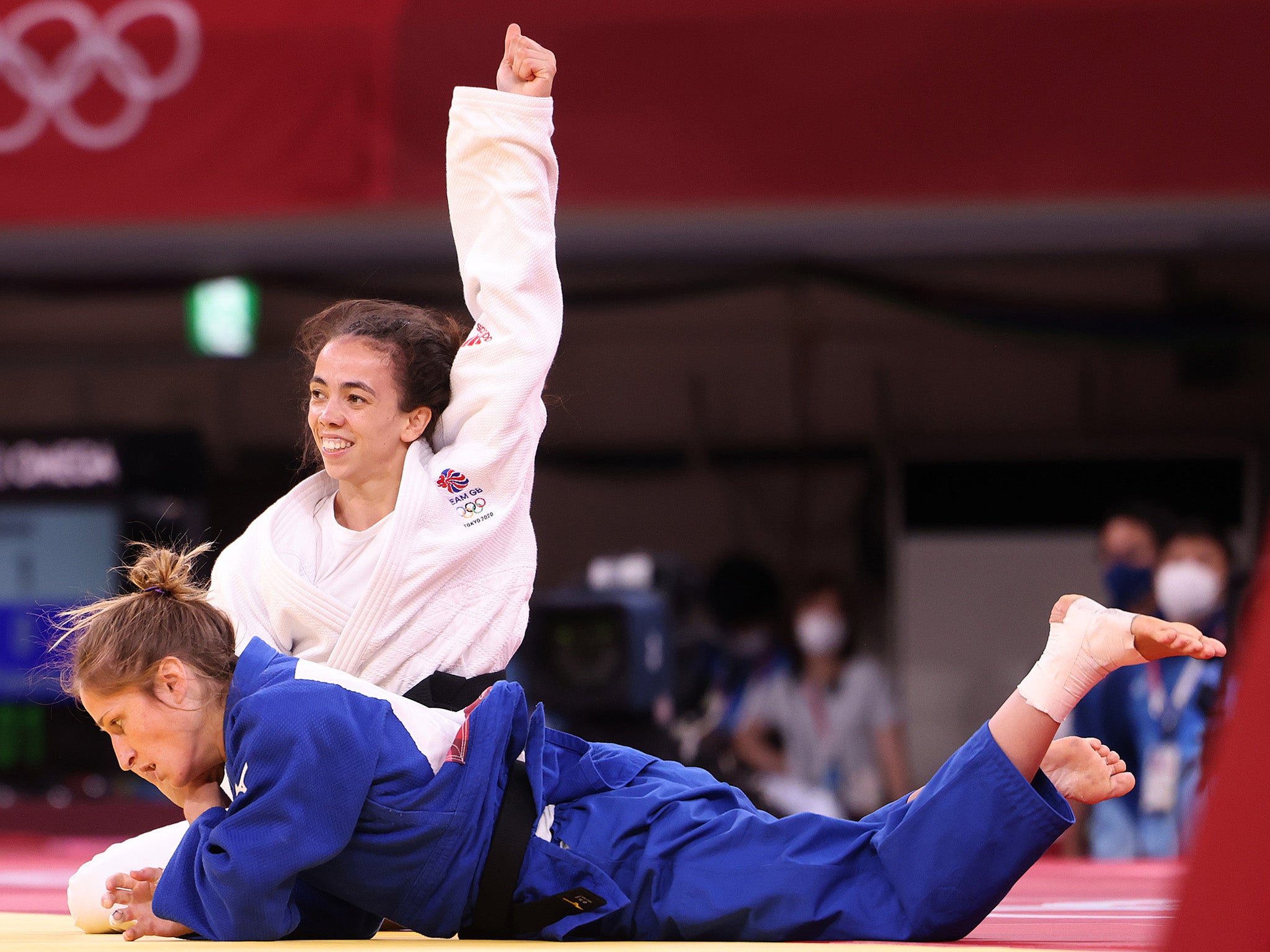 Coventry judoka Chelsie Giles claimed Great Britain’s first medal of the Tokyo Olympics, winning bronze after defeating Switzerland’s Fabienne Kocher in the women’s -52kg repechage.
