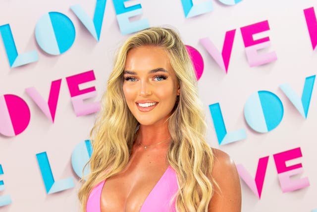 <p>Bedford falls (in love): ‘Love Island’ contestant Mary Bedford poses for a promotional image</p>