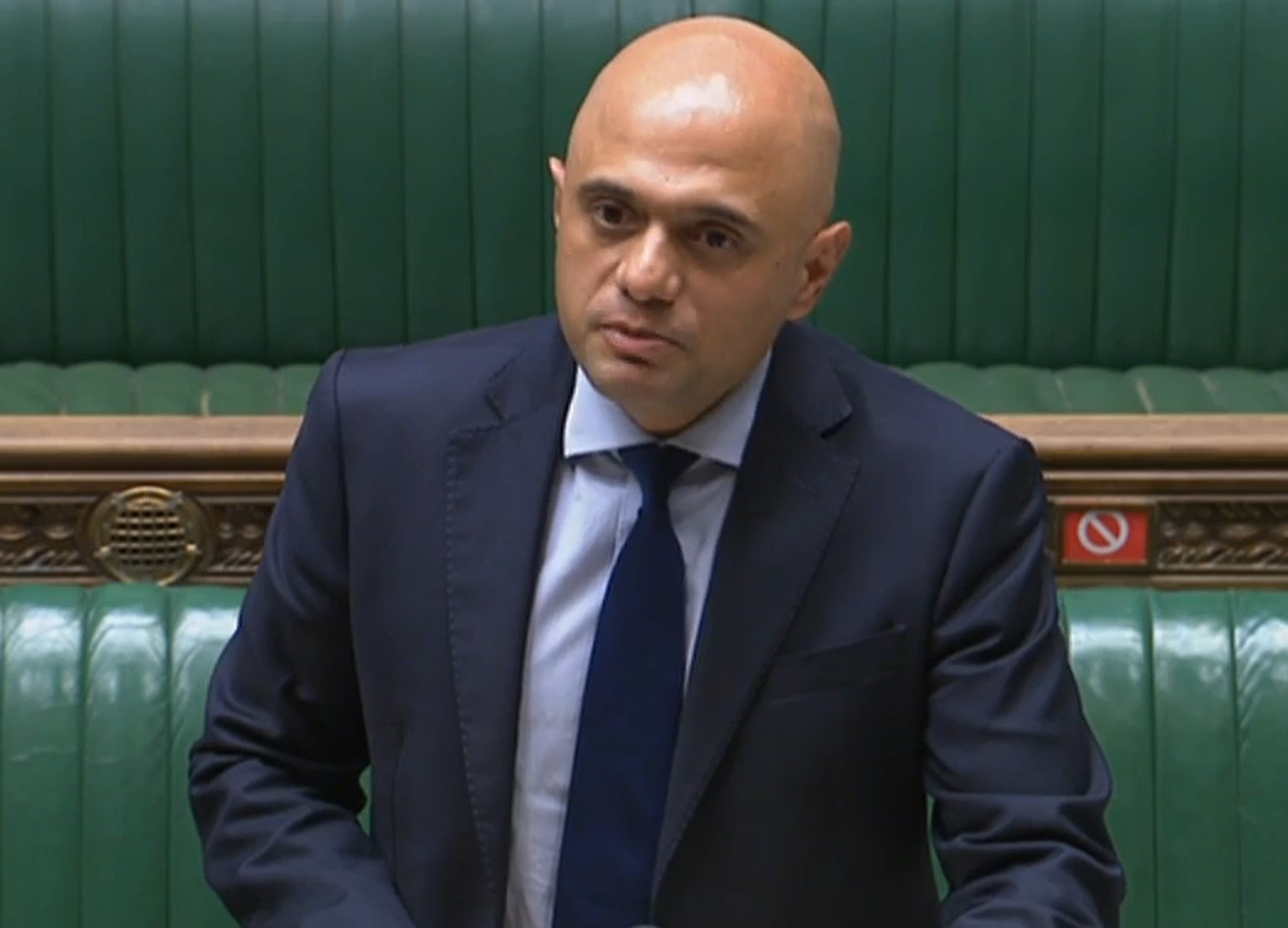 Sajid Javid he health secretary has apologised over the wording of one of this tweets