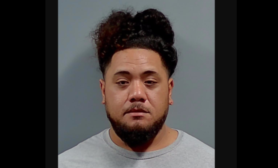 Carlos Feituuaki Tuifua, 28, is accused of improperly exhibiting his weapon at a bar, where he unintentionally shot himself