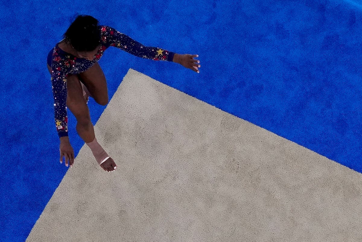 Simone Biles shines again but sees room for improvement from United States