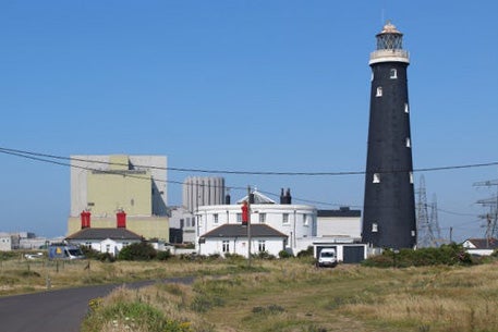 The view towards Dungeness power station.