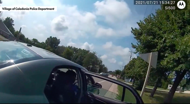 <p>Body camera footage disputed a viral video’s account of a Black man being pulled over by police in Wisconsin.</p>