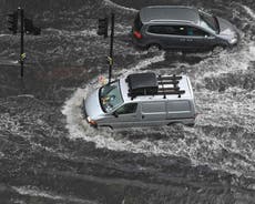 London flooding: Major incident declared as emergency departments flooded at two hospitals