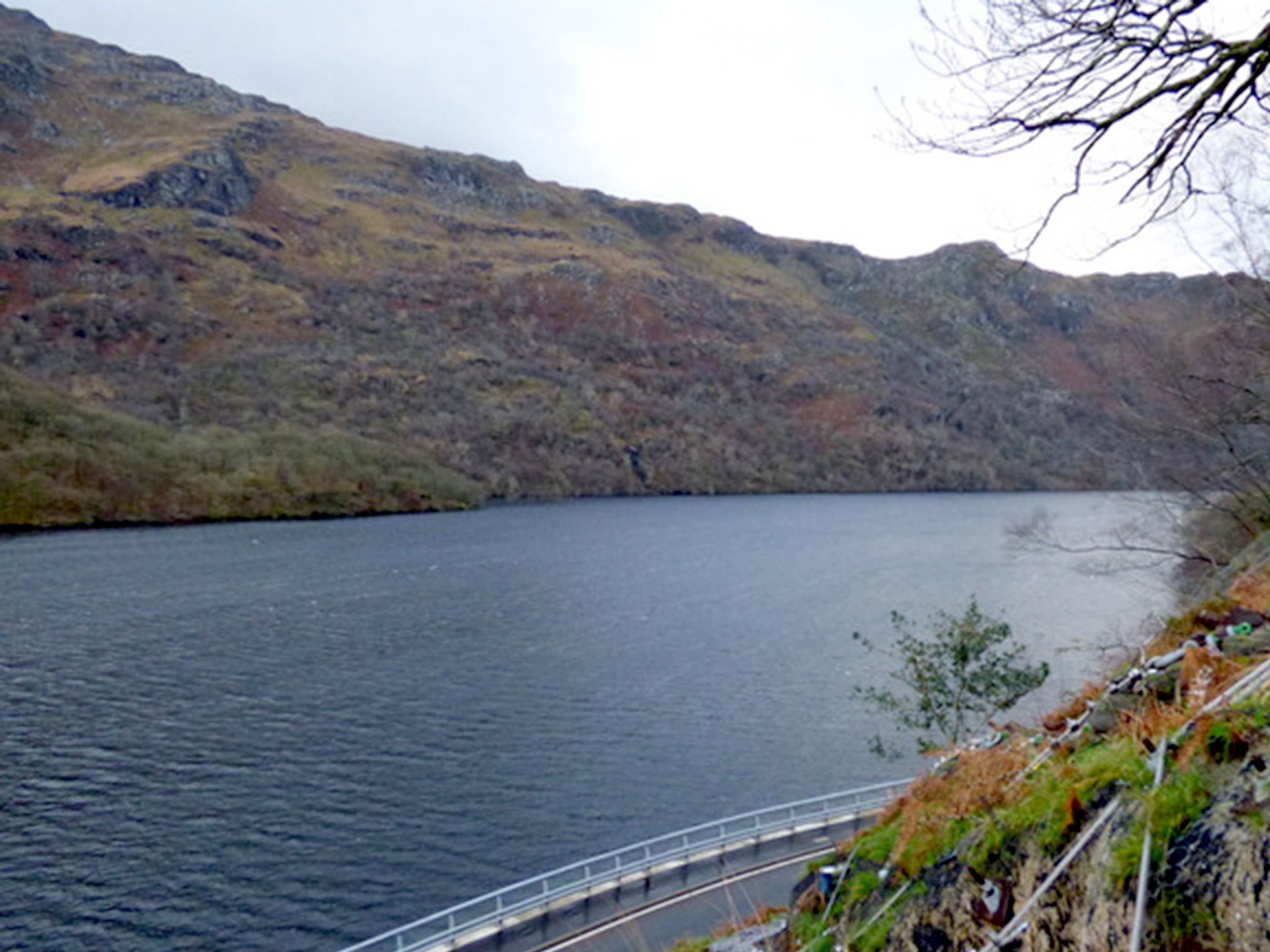 Drownings: the three got into difficulty at the Ardlui end of the loch, pictured