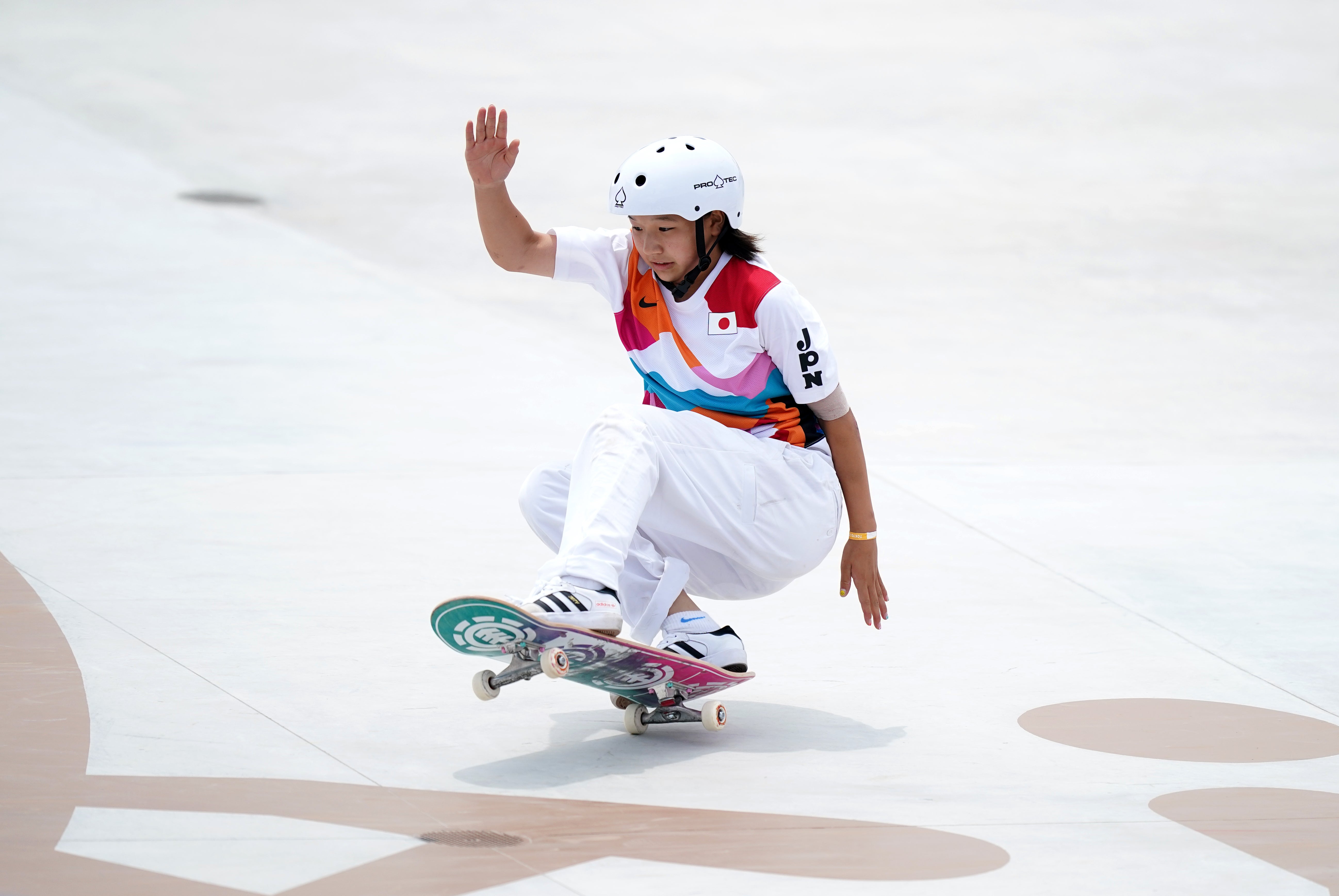 Momiji wins first Olympic women's street skateboarding gold aged just 13 | The Independent