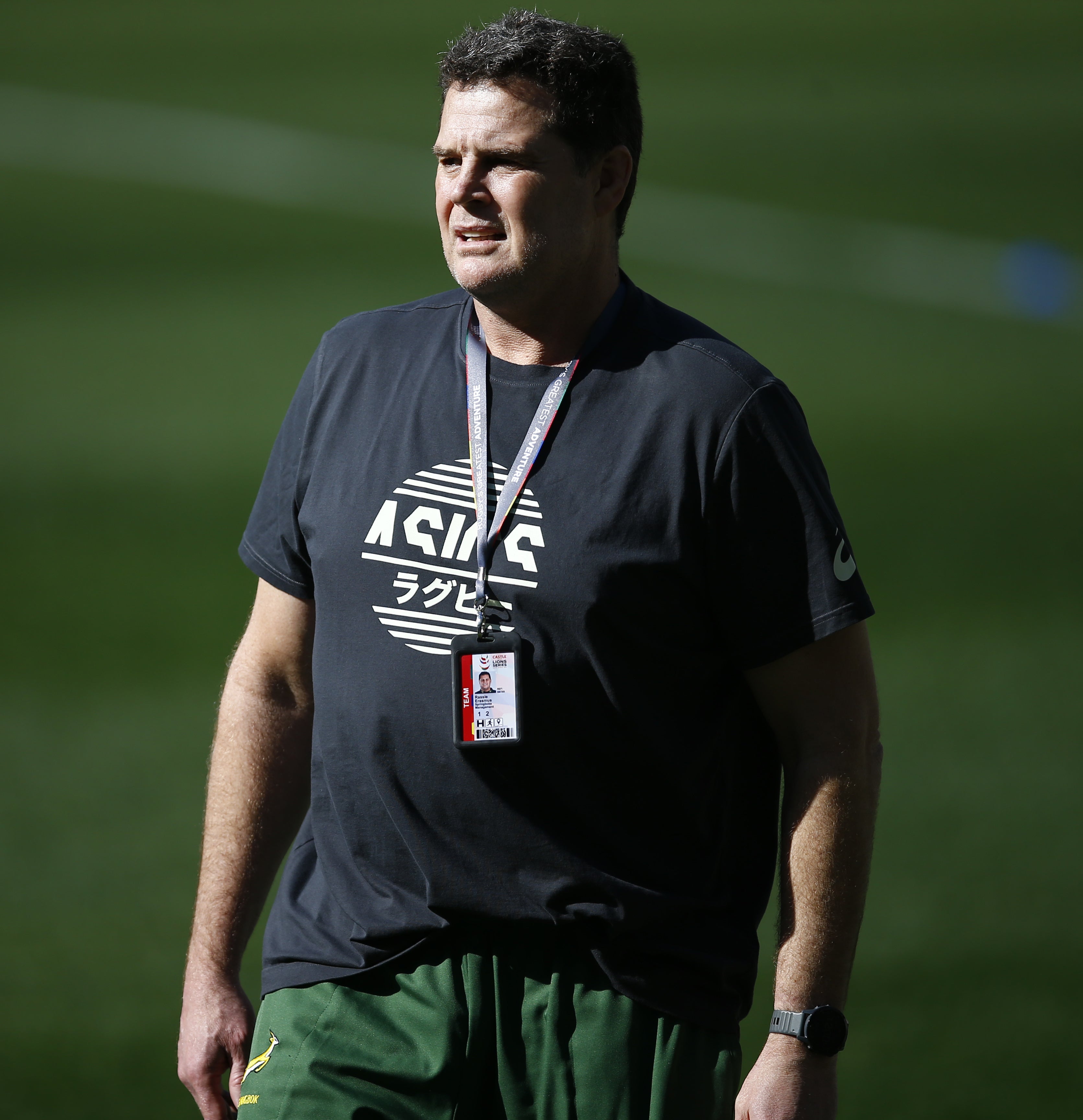 Rassie Erasmus has been criticising the Lions on Twitter (Steve Haag/PA)