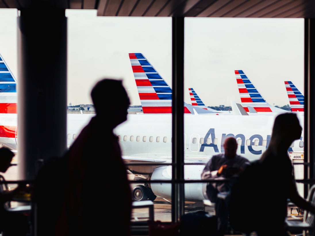 The incident occurred on an American Airlines flight
