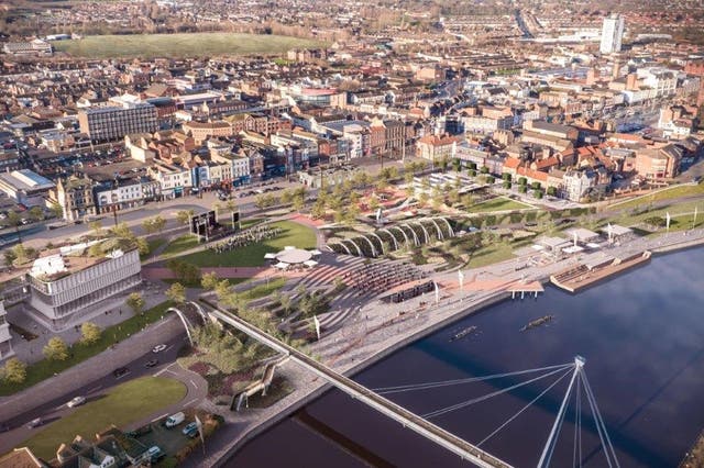 <p>Transformed: how Stockton’s new town centre could look</p>