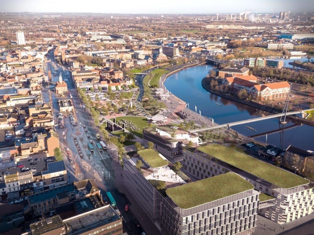 How the centre of Stockton-on-Tees will look when the plan is built