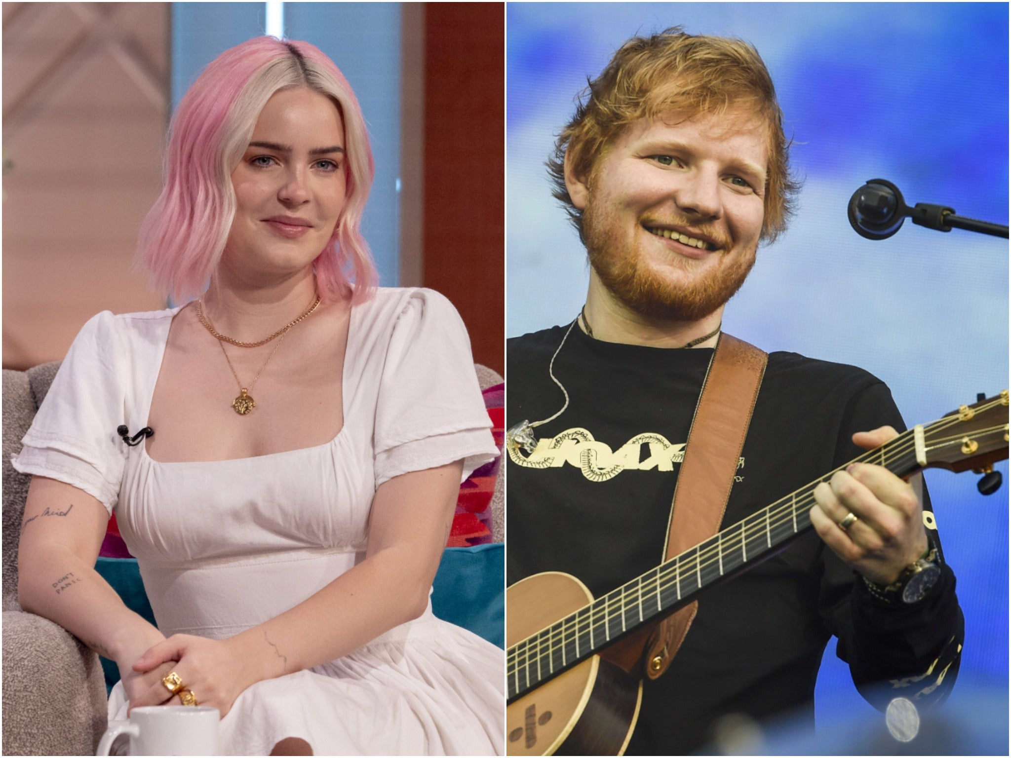 <p>Anne-Marie Ed Sheeran</p>