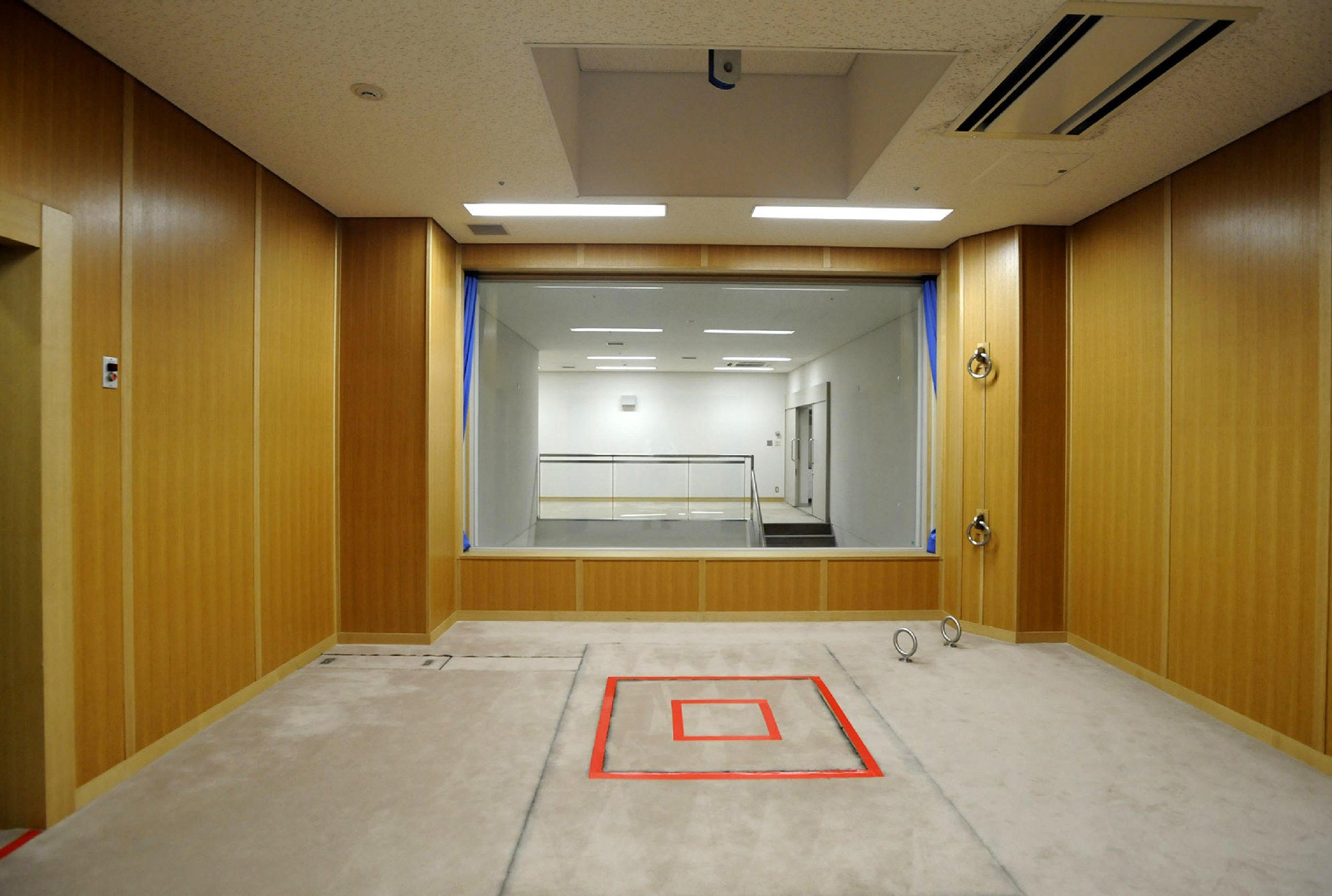 An execution room at the Tokyo detention house. Japan, one of the few industrialised democracies to maintain the death penalty, threw open the doors to its mystery-shrouded execution chamber in 2010