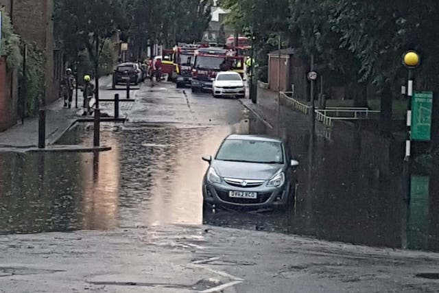 <p>Heavy rainfall caused chaos across London yesterday, with Whipps Cross hospital still experiencing difficulties today</p>
