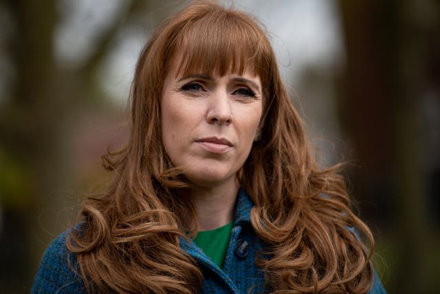 Labour deputy leader Angela Rayner defended asking party workers to volunteer for redundancy as she launched an employment rights charter (Jacob King/PA)