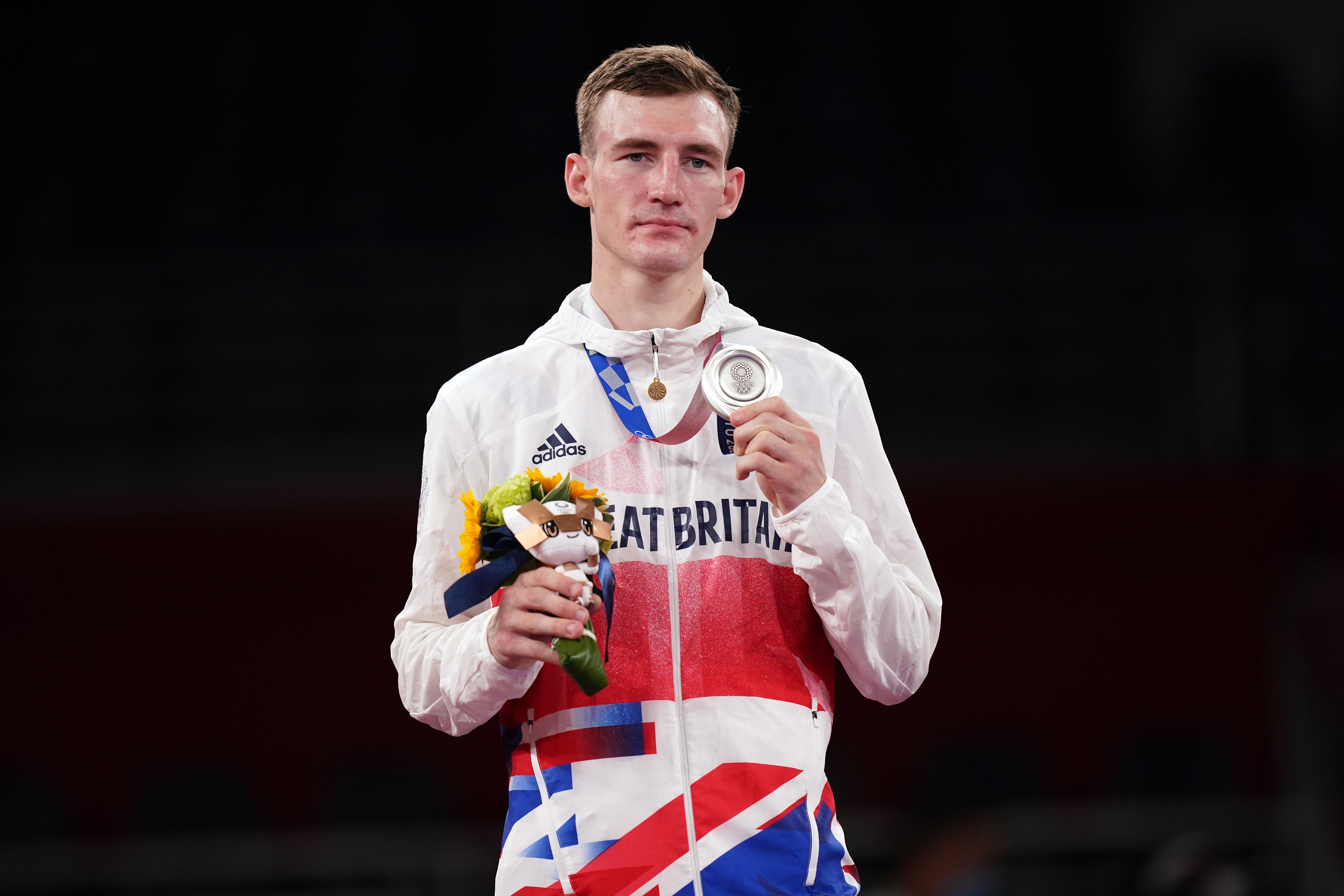 Bradly Sinden settled for taekwondo silver (Mike Egerton/PA)