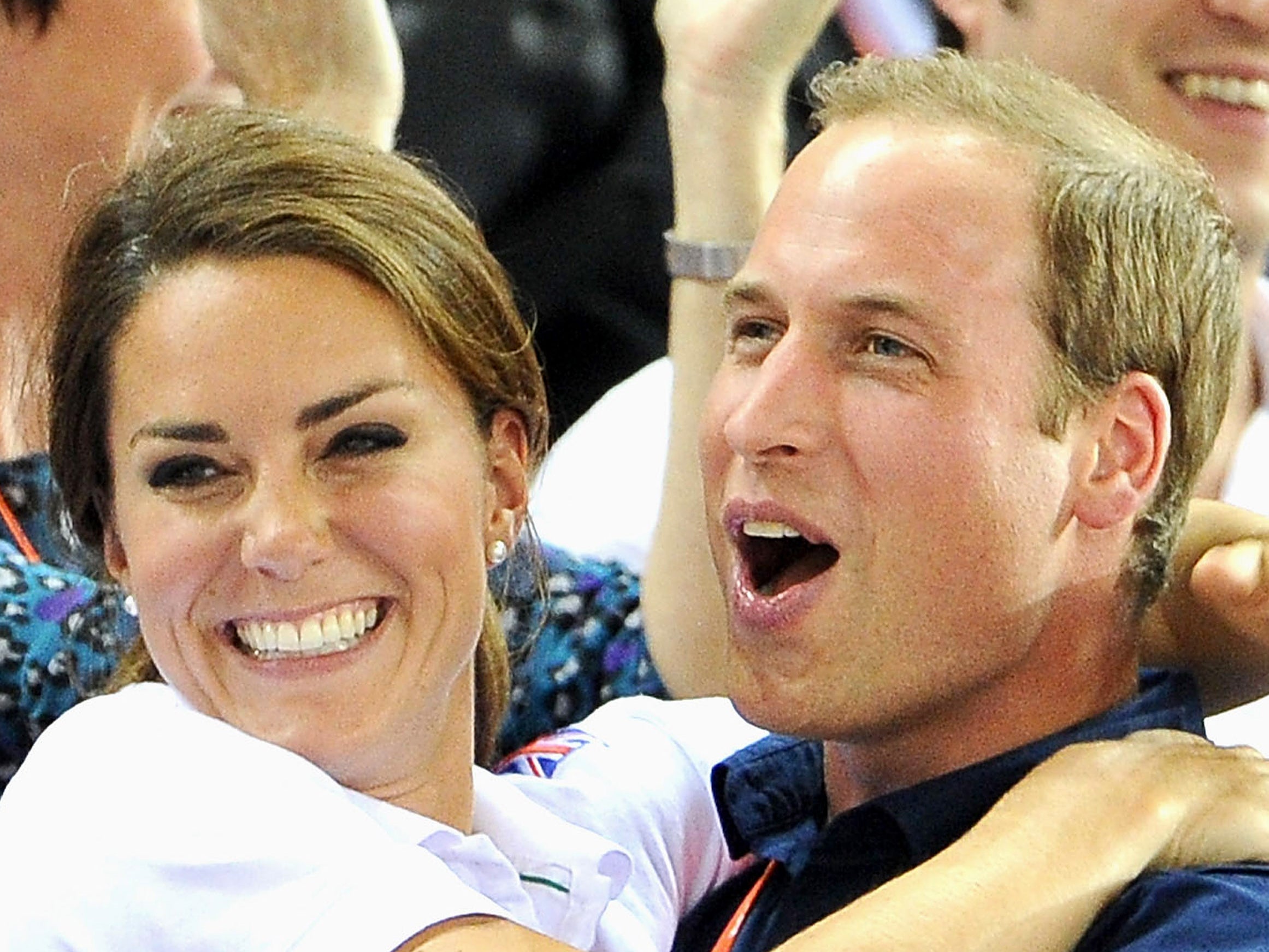 Prince William and Kate Middleton at the London 2012 Olympics