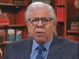 <p>Veteran reporter Carl Bernstein accused former president Donald Trump of being an ‘American war criminal’</p>