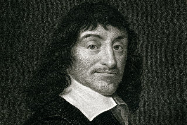 <p>Descartes used methods learned from maths in his philosophical works</p>
