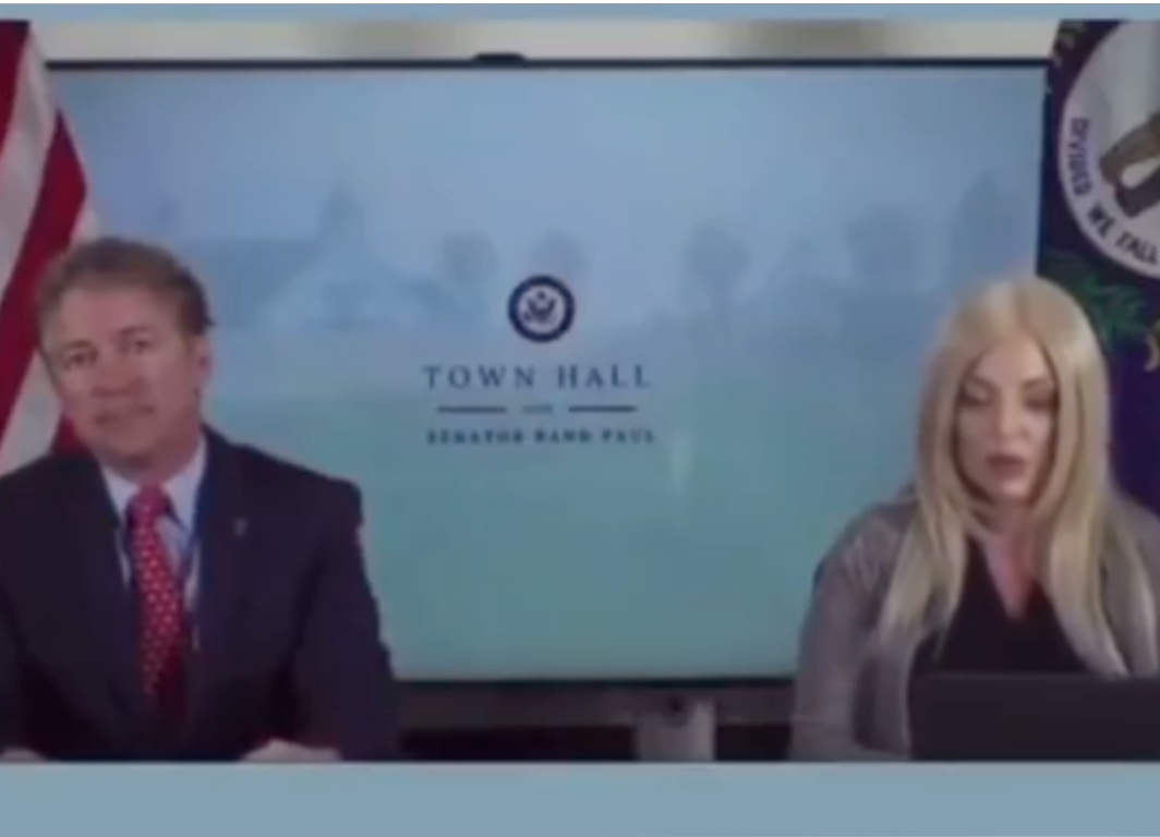 Republican senator Rand Paul told to 'get f**ked' during virtual town hall meeting