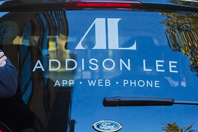 <p>Addison Lee says screens will remain in cabs until next summer (Addison Lee/PA)</p>