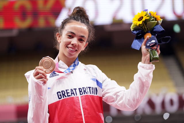 <p>Chelsie Giles’ family were “thrilled to bits” with her bronze medal at Tokyo 2020 (Danny Lawson/PA)</p>