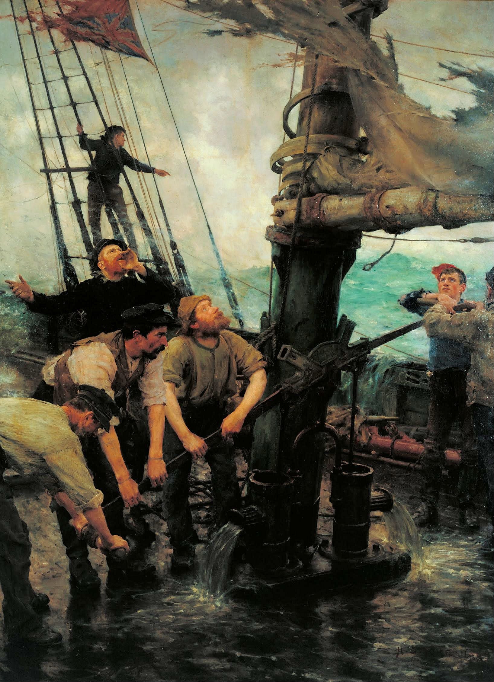 ‘All Hands to the Pumps’, 1888-9