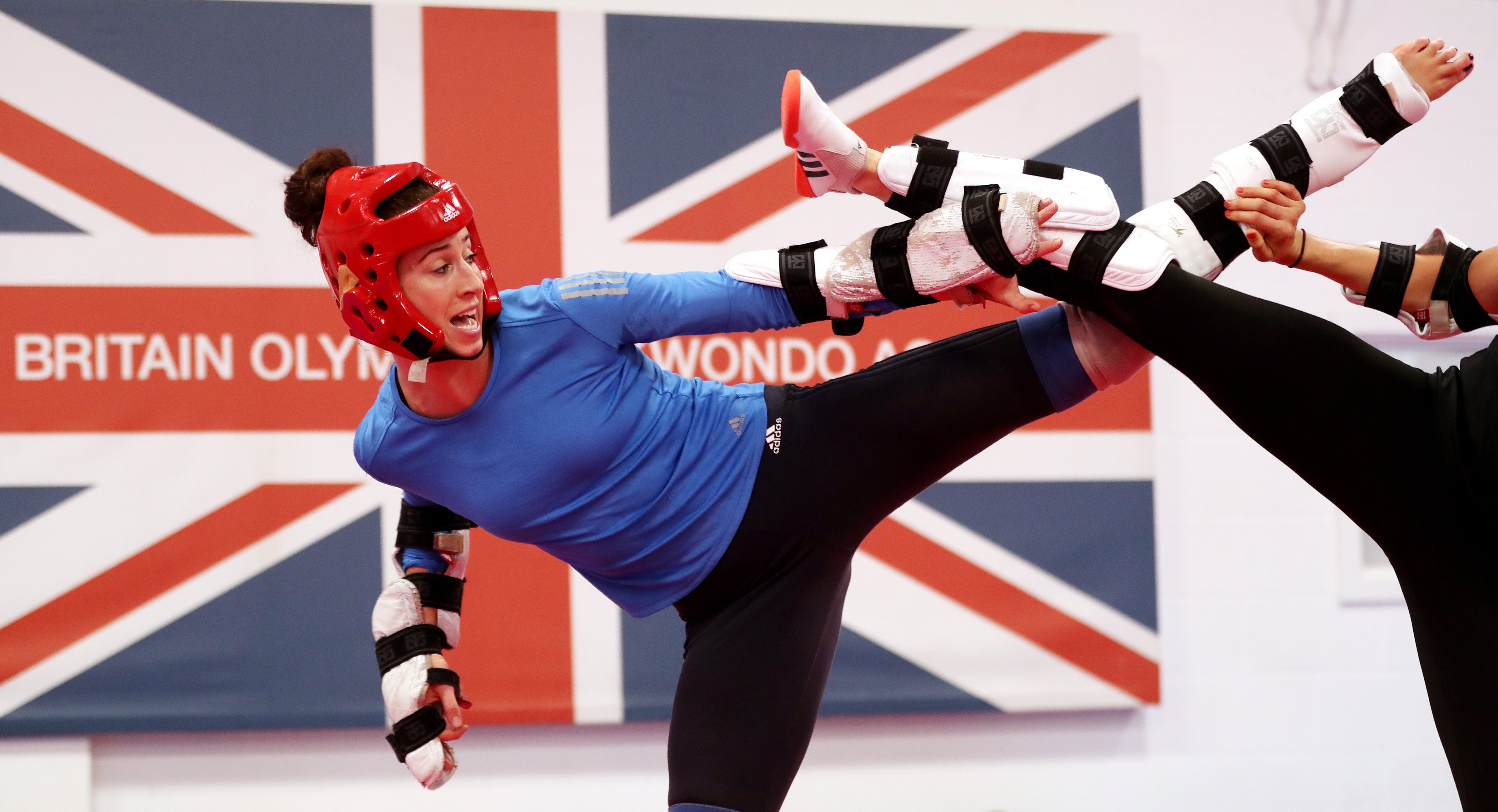 Bianca Walkden goes for gold in taekwondo (David Davies/PA)