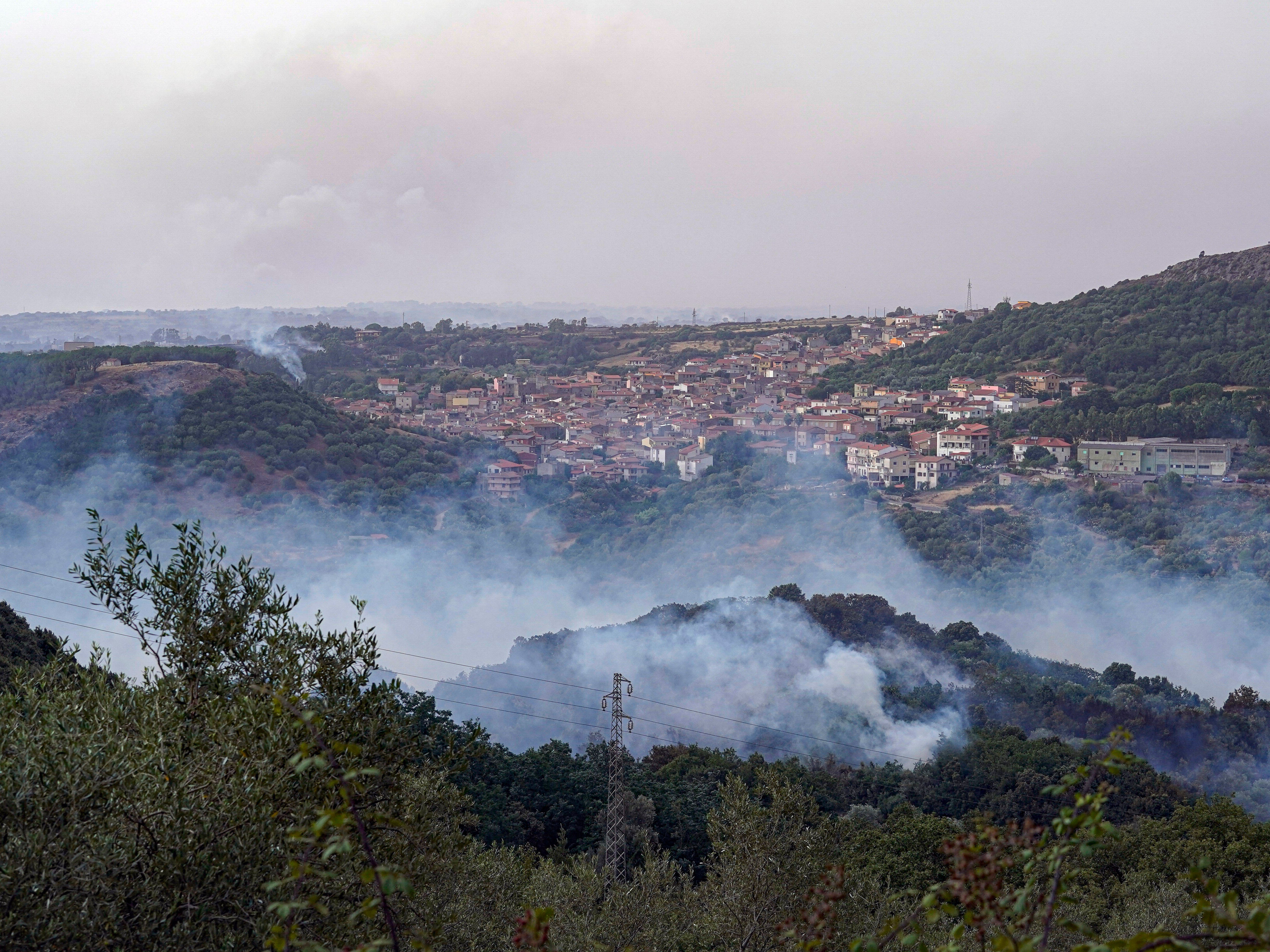 Animals have been killed and homes and businesses have been destroyed in Sardinia’s wildfires