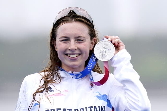 Georgia Taylor-Brown won Great Britain’s latest triathlon medal (Danny Lawson/PA)