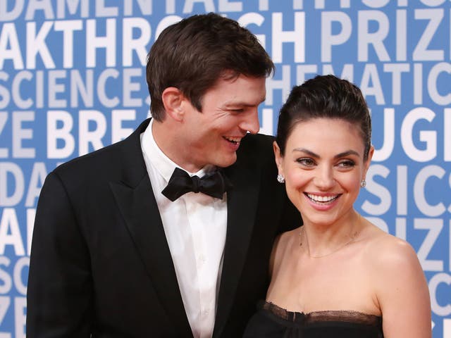 <p>Ashton Kutcher y Mila Kunis.</p>